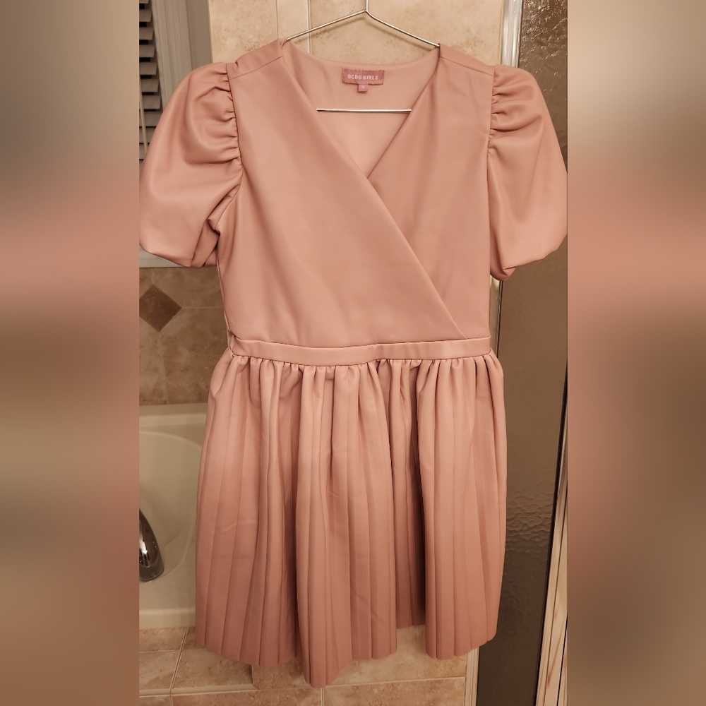 Wonder Nation Elegant Mauve Long Sleeve Dress